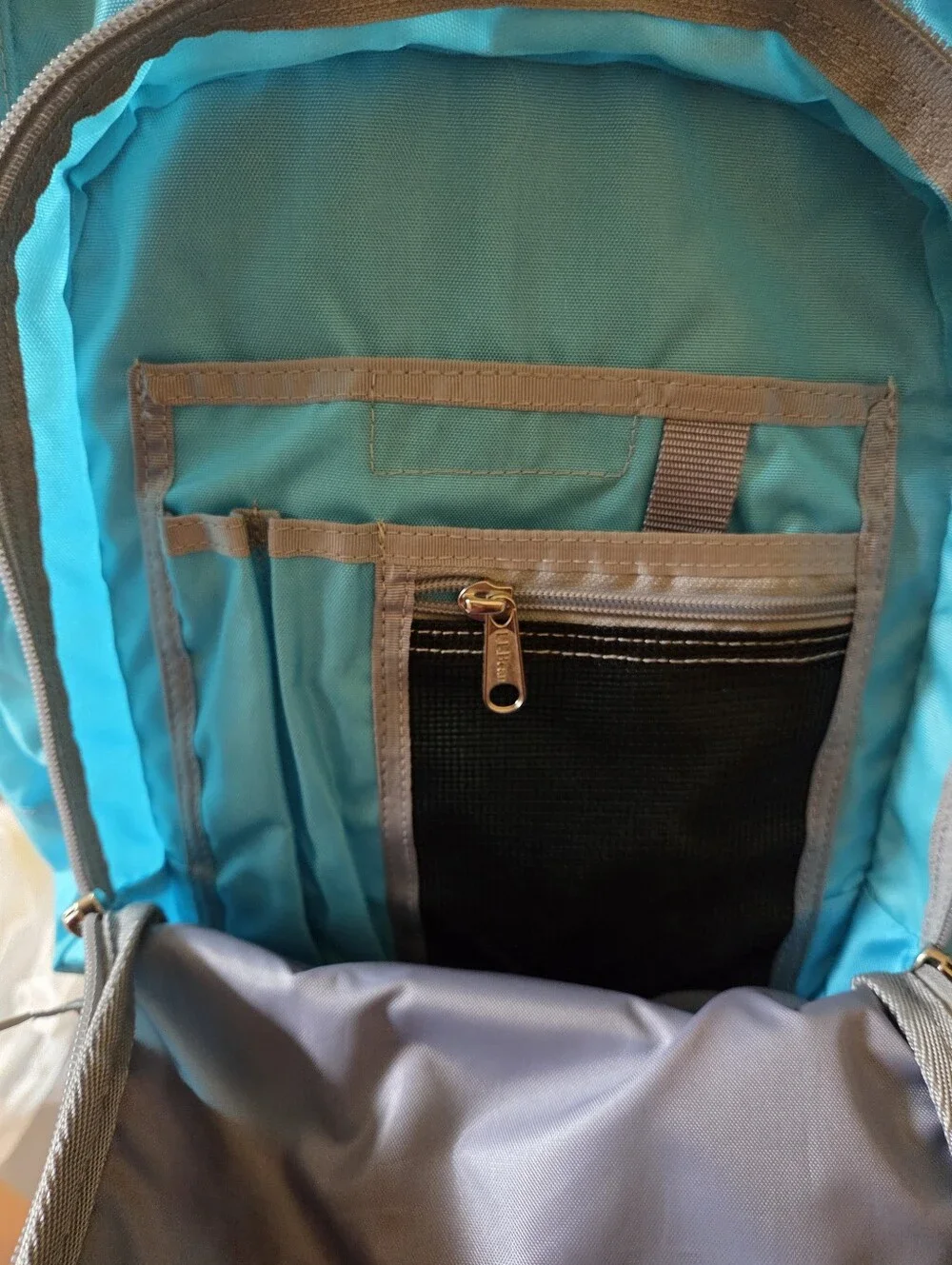 L.L.Bean Turquoise Deluxe Backpack